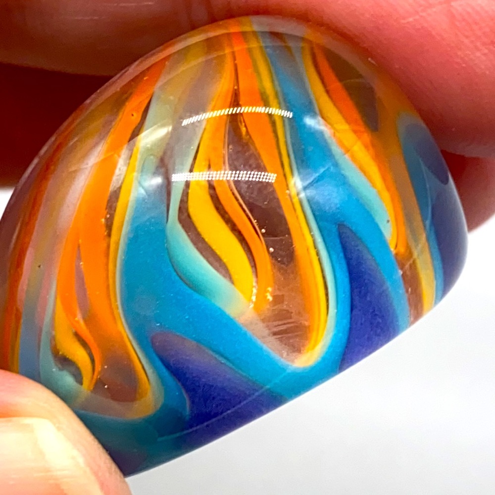 Vintage Murano glass ring in size 8.5?🌻 - Picture 8 of 8